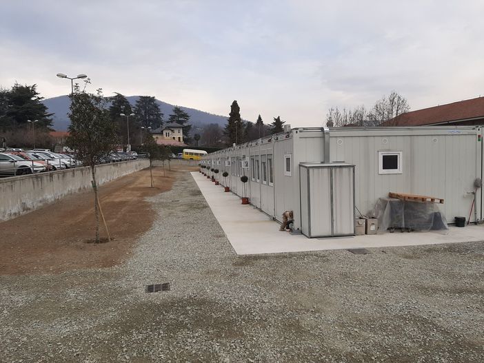 Cumiana villaggio scolastico container