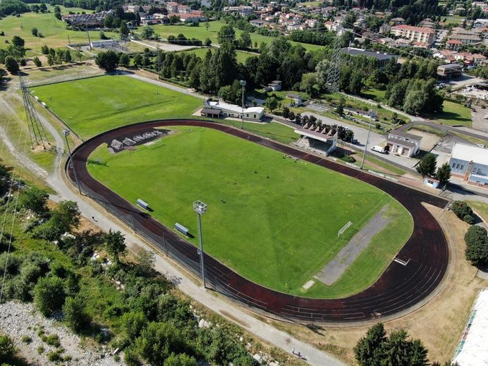 Il campo da calcio di Luserna San Giovanni