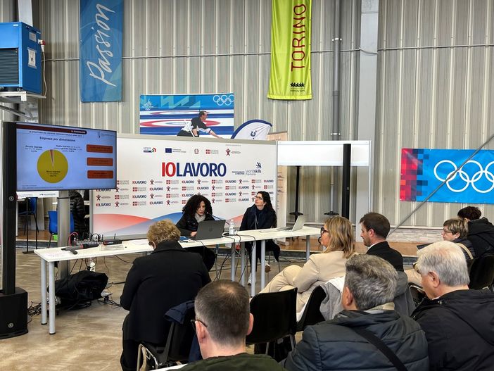Da sinistra Annunziata Scocozza (Camera di Commercio di Torino) e Monica Bosia (Piemonte Lavoro)