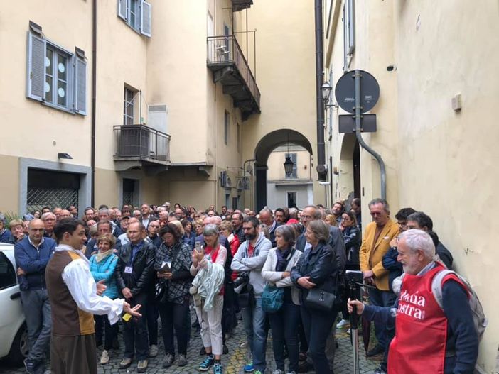 L'ultima visita di Italia nostra su Pinerolo e la massoneria L'ultima visita di Italia nostra su Pinerolo e la massoneria