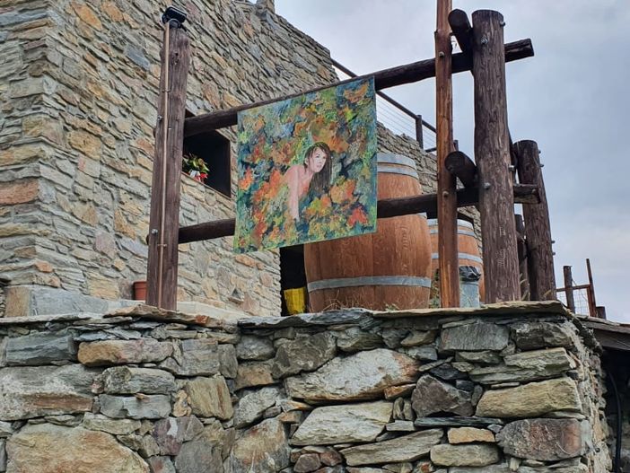 Arte in vigna a Pomaretto