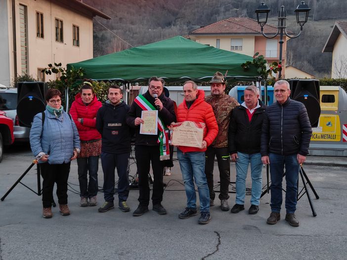 La premiazione di Lidermano Bertalmio