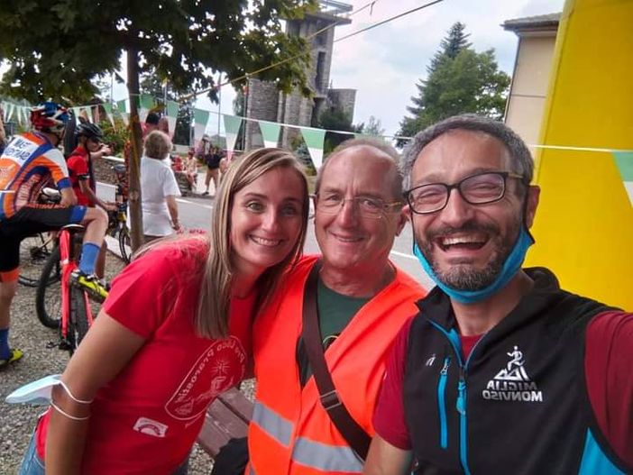 Da sinistra la volontaria Luisa Bertalot con il volontario Vanni Avaro e il presidente Omar Riccardi