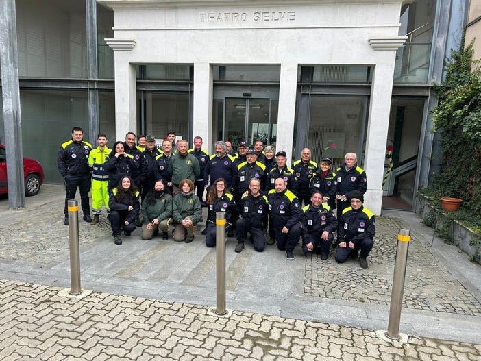 I volontari che hanno preso parte al corso