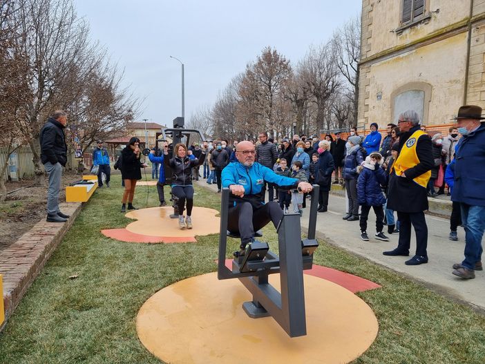 L’inaugurazione del percorso fitness di Vigone L’inaugurazione del percorso fitness di Vigone