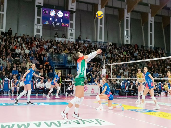 Uno scatto di Christian Bosio della gara casalinga della scorsa stagione, persa per 2-3 Uno scatto di Christian Bosio della gara casalinga della scorsa stagione, persa per 2-3