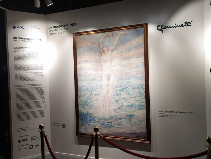 “Un quadro al mese” torna al Covid-Hospital delle Ogr con la &quot;Venere&quot; di Cominetti [FOTO E VIDEO]