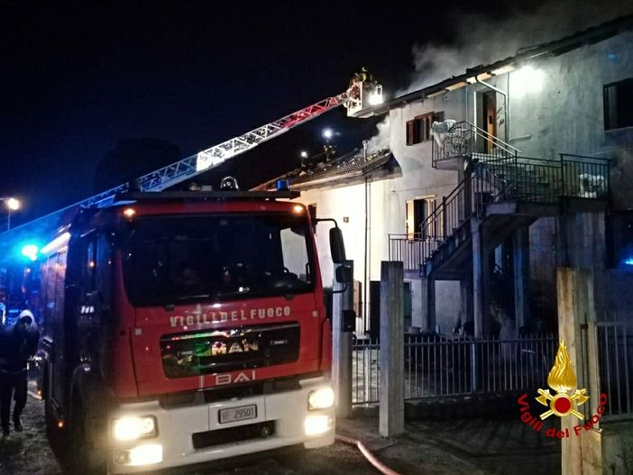 intervento dei vigili del fuoco