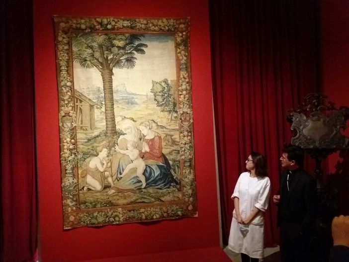 L'arazzo di Raffaello dal Santuario di Loreto al Centro Conservazione e Restauro di Venaria