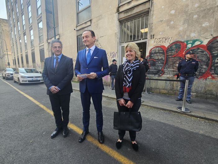Sopralluogo nei nuovi spazi destinati all'ufficio stranieri Sopralluogo nei nuovi spazi destinati all'ufficio stranieri