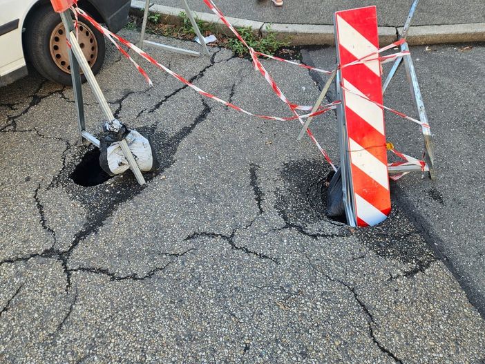 Quelle buche che attendono una riparazione in Circoscrizione 7 Quelle buche che attendono una riparazione in Circoscrizione 7