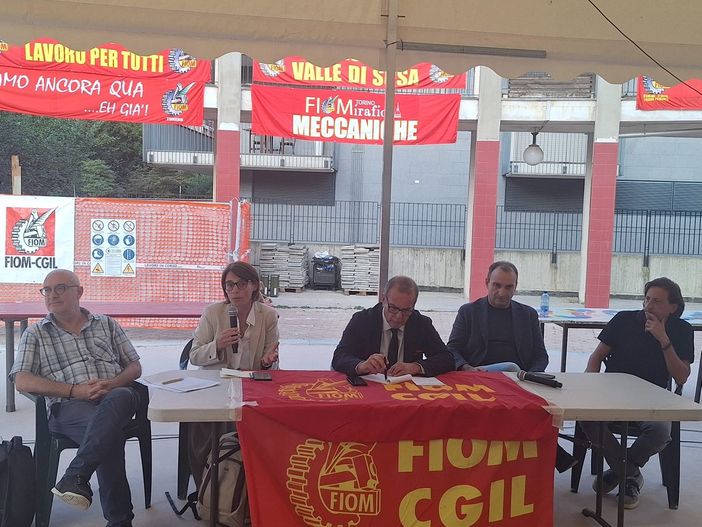 Stefano Lo Russo ospite alla festa della Fiom Cgil Stefano Lo Russo ospite alla festa della Fiom Cgil
