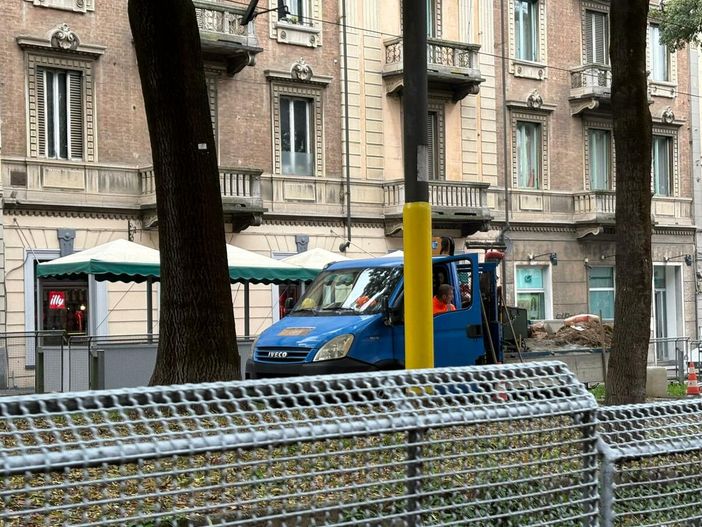 Lavori in piazza Hermada Lavori in piazza Hermada