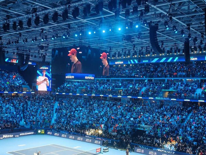 Atp Finals: Torino e Sinner promossi a pieni voti Atp Finals: Torino e Sinner promossi a pieni voti