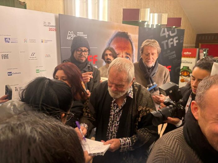 Terry Gilliam ospite al TFF 2025 Terry Gilliam ospite al TFF 2025