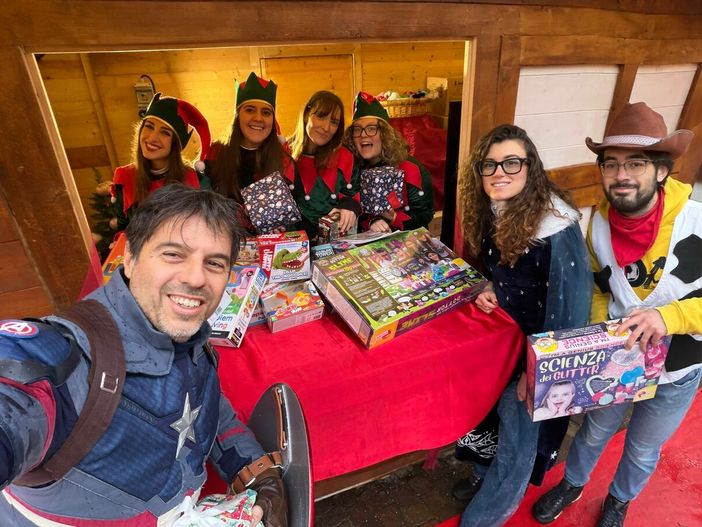 I giocattoli donati ai bimbi