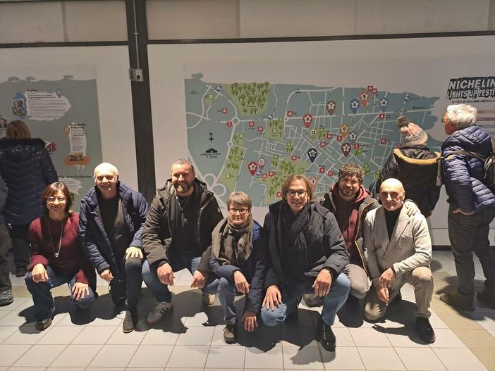 Taglio del nastro per la Nichelino Lights Map Taglio del nastro per la Nichelino Lights Map