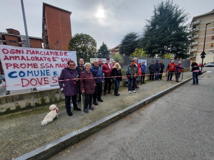 Protesta dei cittadini a Rebaudengo Protesta dei cittadini a Rebaudengo