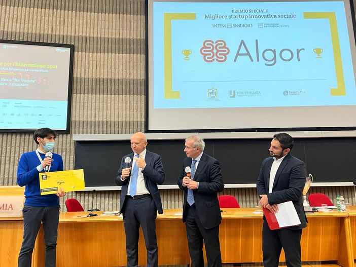 Intesa Sanpaolo premia la torinese Algor come migliore startup innovativa sociale 2021
