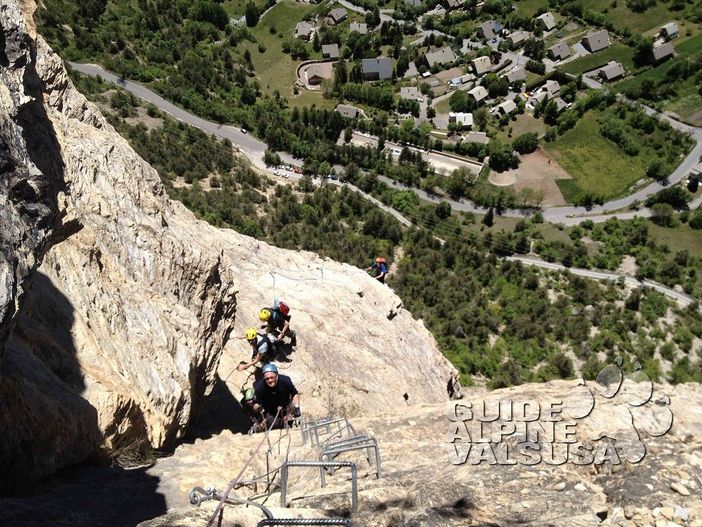 Bardonecchia, ripristinata e agibile la via ferrata Atletica Rouas