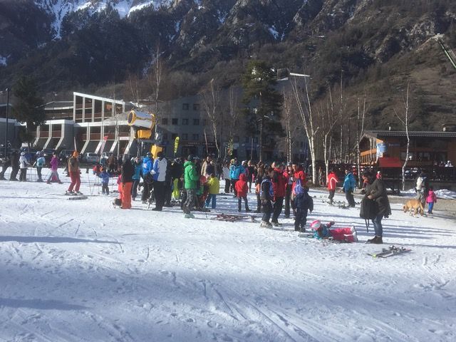 skilift con bambini a Campo Smith