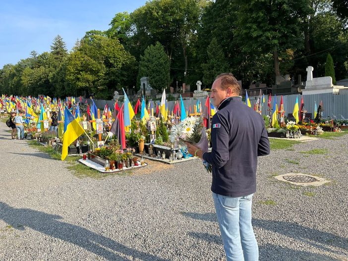 Il presidente Cirio a Leopoli, in Ucraina