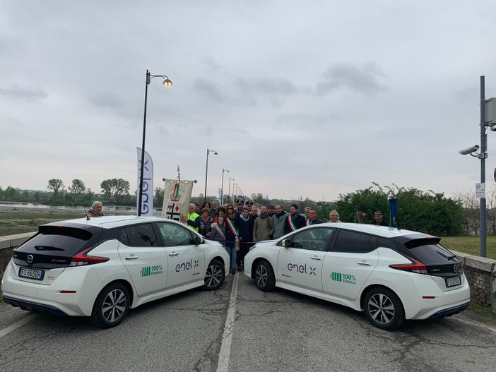 L'energia di Enel per illuminare il ponte di Verrua Savoia L'energia di Enel per illuminare il ponte di Verrua Savoia