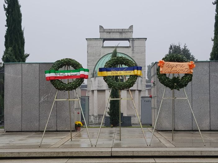 l'omaggio ai partigiani