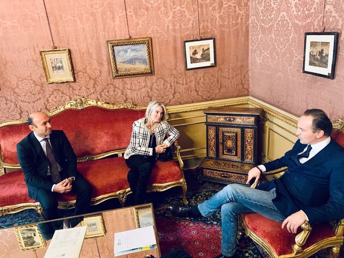 Il presidente della Regione Cirio incontra l'ambasciatore dell'Azerbaigian Ahmadzada