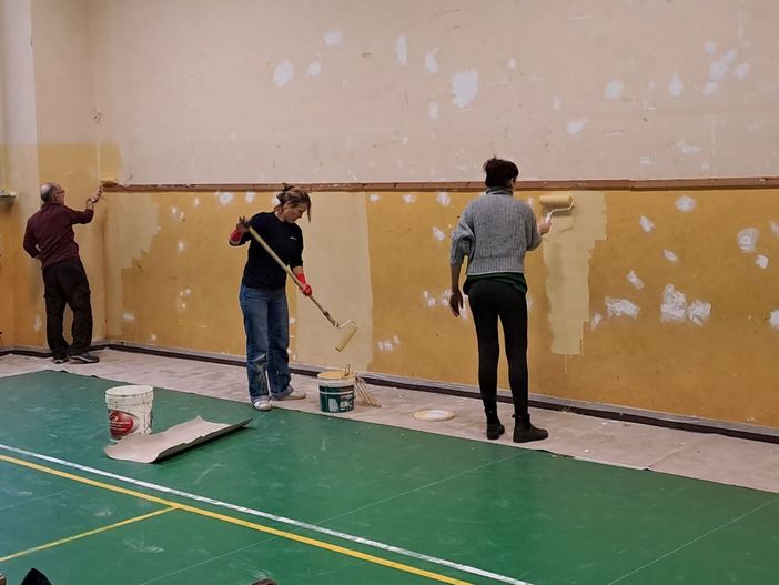 Lavori per le palestre dell'istituto Manzoni