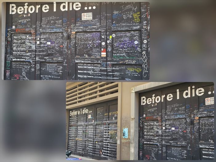 Chiudi gli occhi, esprimi un desiderio e... scrivilo su un muro. A Torino c'è il &quot;Black Dream Wall&quot;