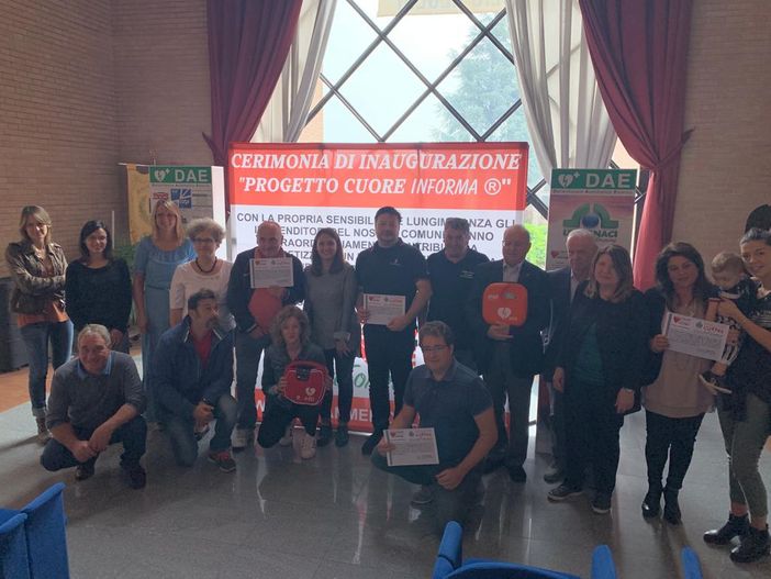 Progetto “Cuore InForma” a Beinasco: 2 nuovi defibrillatori a Borgaretto e Fornaci