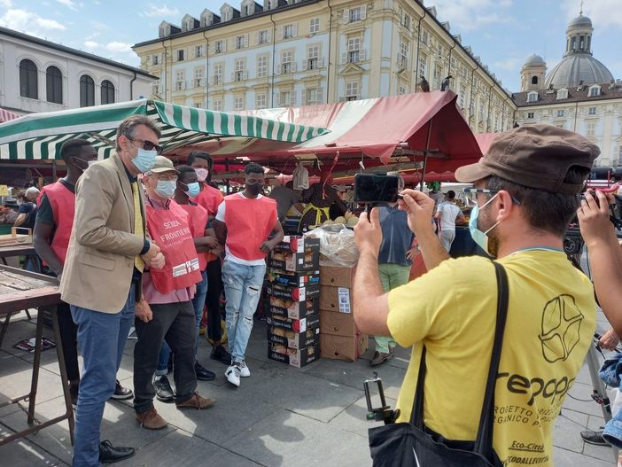 mercato di porta palazzo a Torino