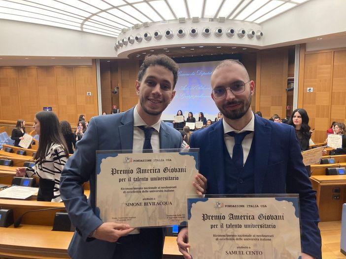 Due giovani nichelinesi tra i migliori laureati premiati dalla Fondazione Italia Usa Due giovani nichelinesi tra i migliori laureati premiati dalla Fondazione Italia Usa