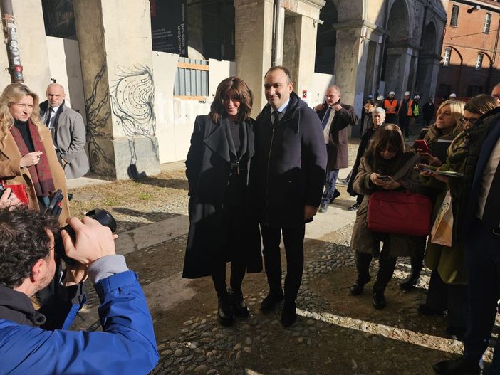 Il ministro Bernini in visita alla Cavallerizza (foto di repertorio)