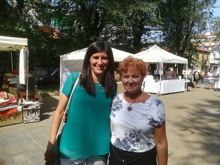 Chiara Appendino in visita a Campidoglio