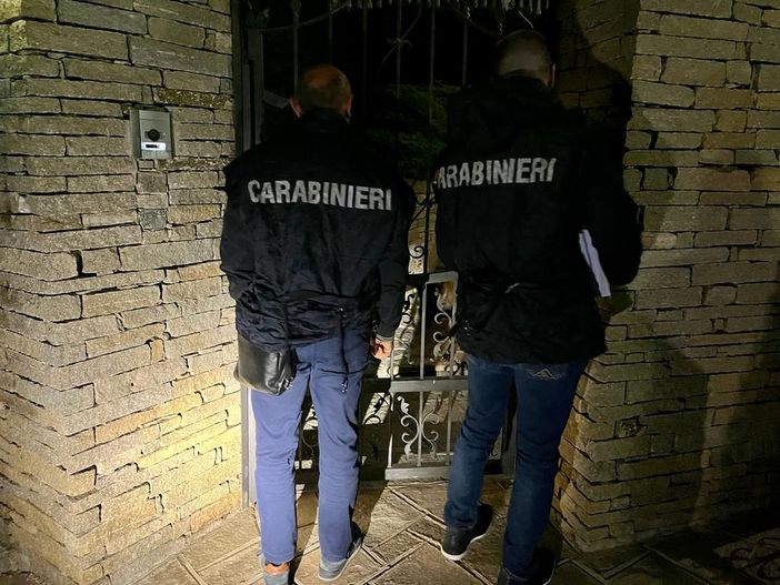 Arresto da parte dei carabinieri