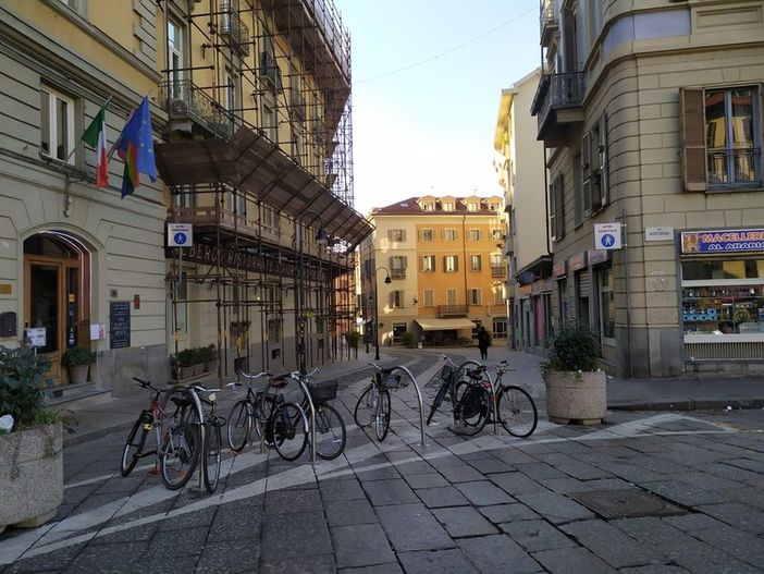 rastrelliere per bici - foto d'archivio