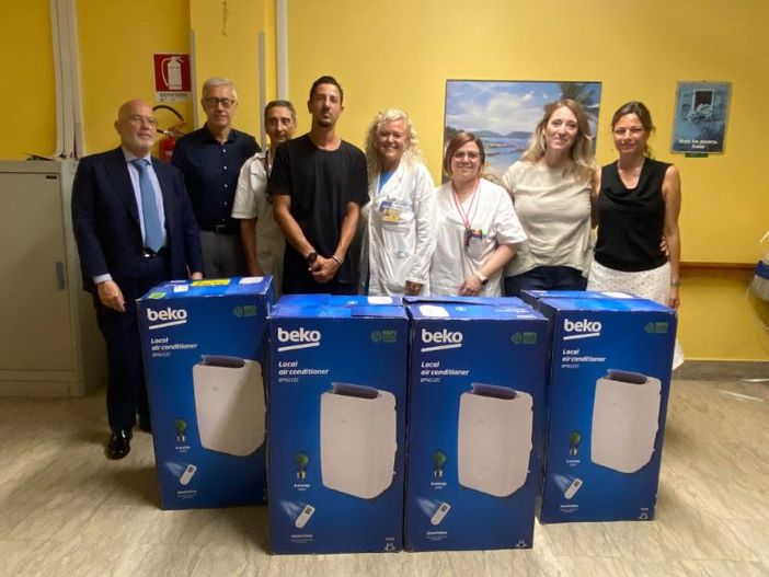 Music for Life: grazie all'evento di raccolta fondi donati 11 condizionatori alle Molinette Music for Life: grazie all'evento di raccolta fondi donati 11 condizionatori alle Molinette