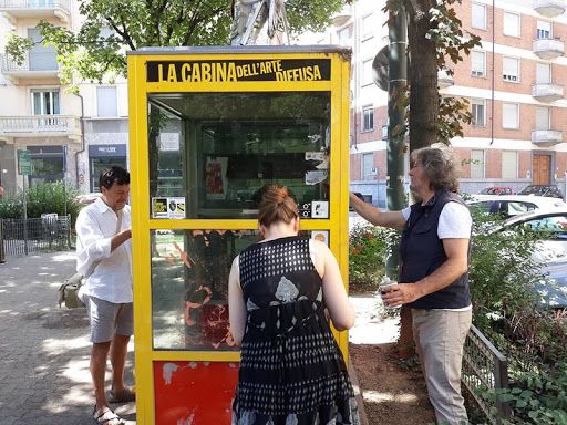 Solidarietà da tutta Italia per la Cabina dell'Arte Diffusa vandalizzata a San Donato