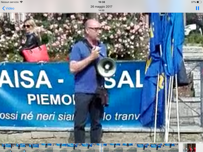 Mauro Caputo, della segreteria regionale Piemonte FAISA CISAL