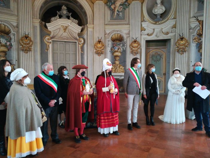 Alla Palazzina di Stupinigi primo atto del Carnevale 2021 (FOTO)