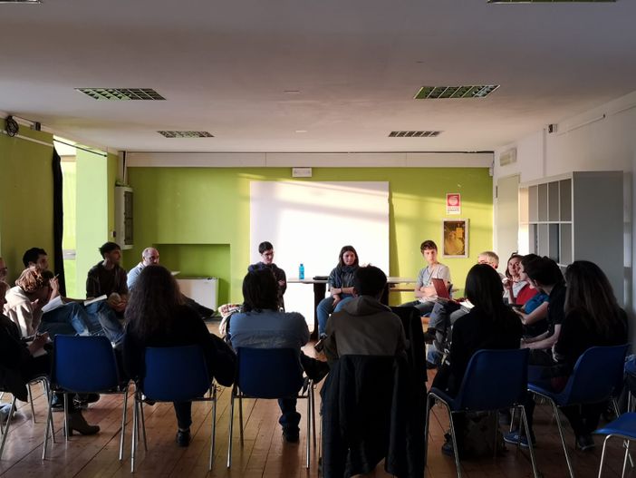 Un incontro a Casa dell'Ambiente con i ragazzi di Fridays For Future Un incontro a Casa dell'Ambiente con i ragazzi di Fridays For Future