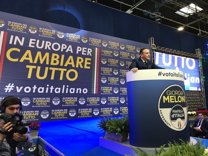 Alberto Cirio alla conferenza di Fdi: “Il Piemonte riparta dal lavoro e dai fondi europei”