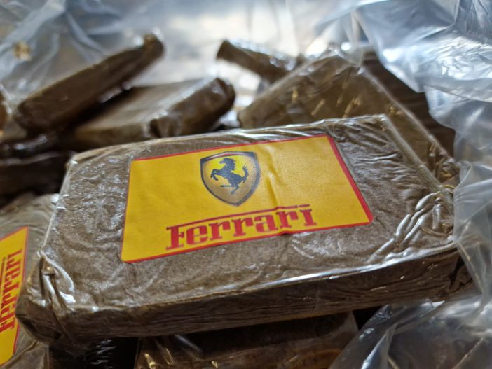 la droga sequestrata