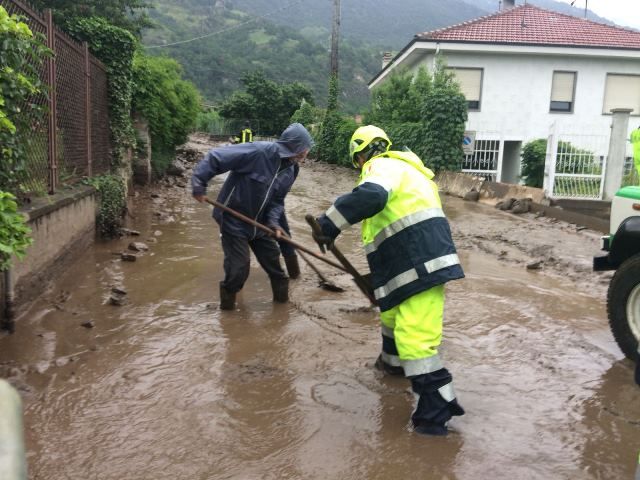 Frana di Bussoleno, continua l'attività della Protezione Civile