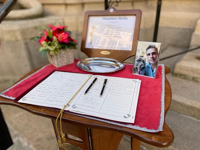I funerali di Massimo Melis