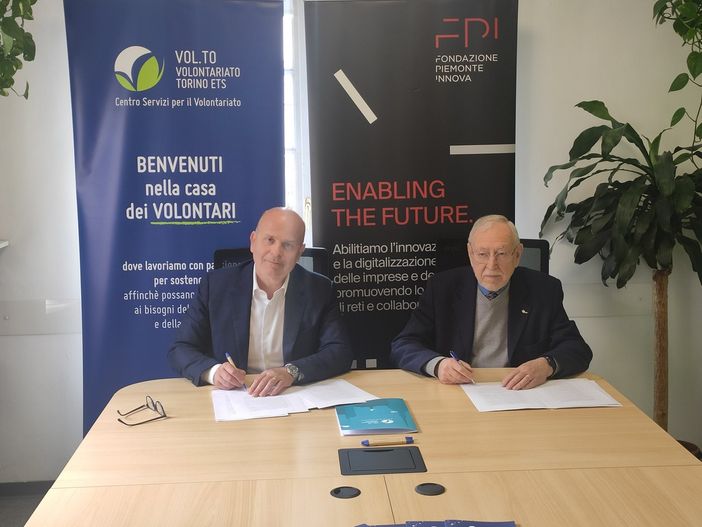 Siglato l'accordo tra Vol.To ETS e la Fondazione Piemonte Innova: innovazione e digitalizzazione nel settore servizi