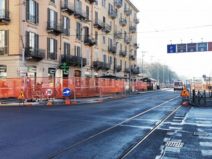Ciclabile via Nizza quasi completa: iniziati i lavori di fronte al Lingotto