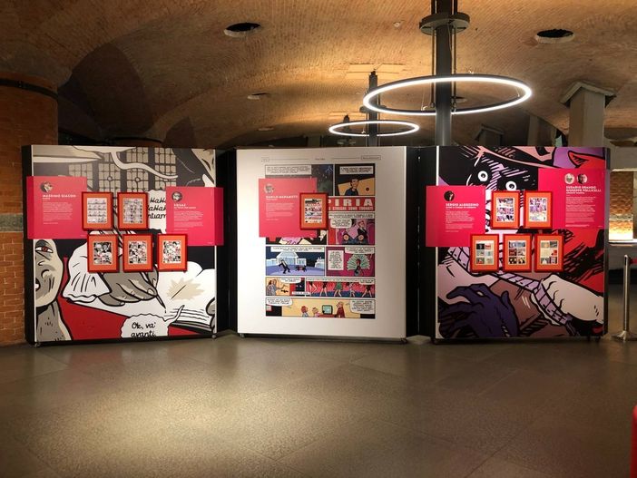 Dario Argento: 21 tavole della rivista Linus omaggiano il Maestro del brivido al Museo del Cinema Dario Argento: 21 tavole della rivista Linus omaggiano il Maestro del brivido al Museo del Cinema